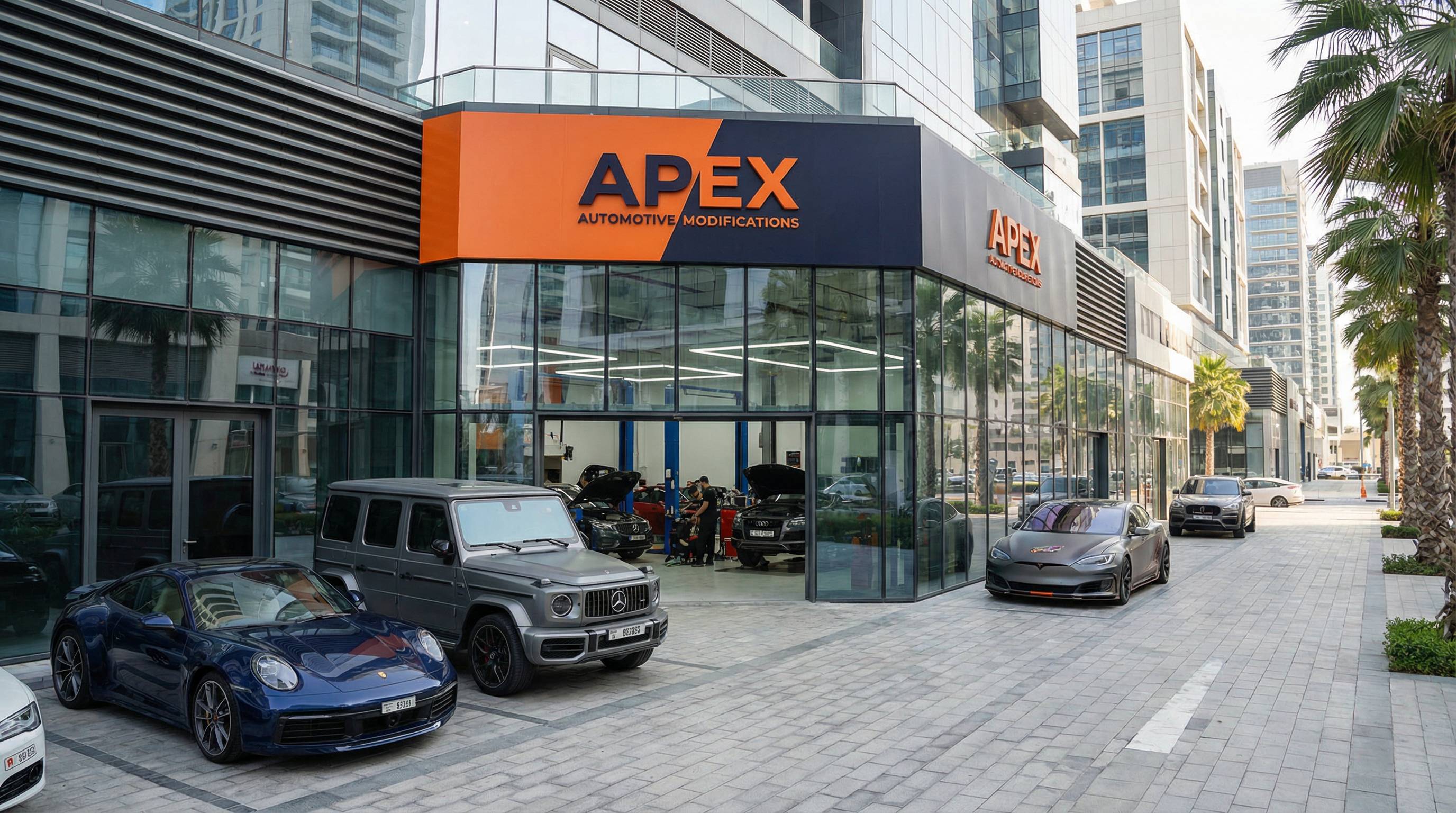 小欣奈汽车改装门店