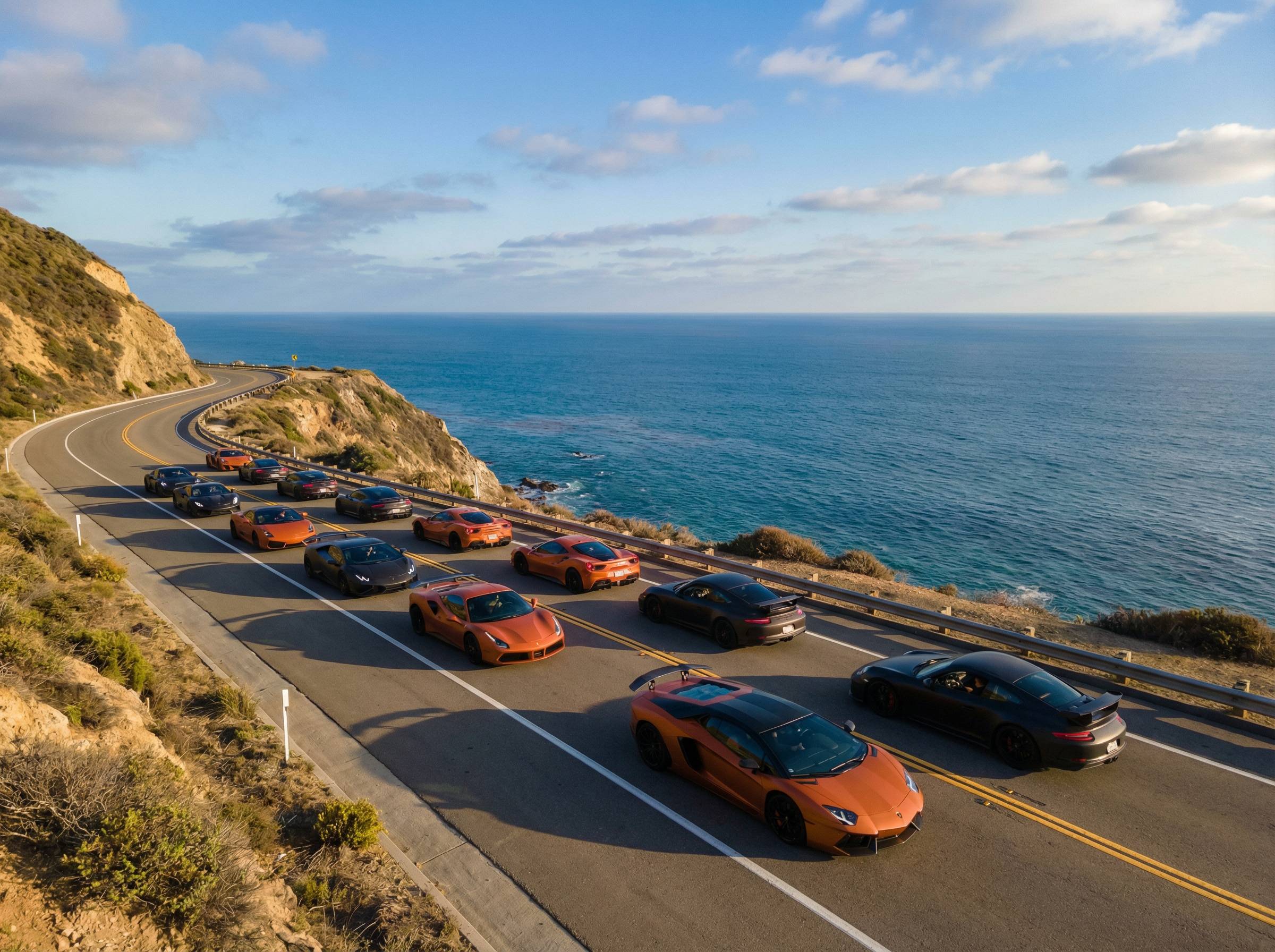 小欣奈跑车车队视频